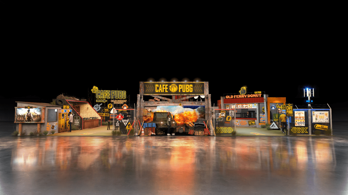 cKRAFTON Booth CAFE PUBG FRONT